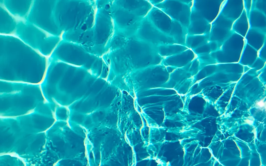 Picture of pool water for the article about saltwater pool FAQs.
