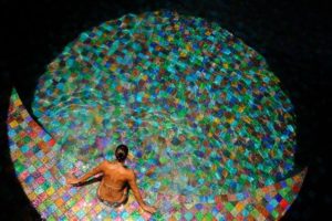 Lightstreams Multi-Color Iridescent Glass Swimming Pool Tiles