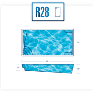 R28 fiberglass pool diagram