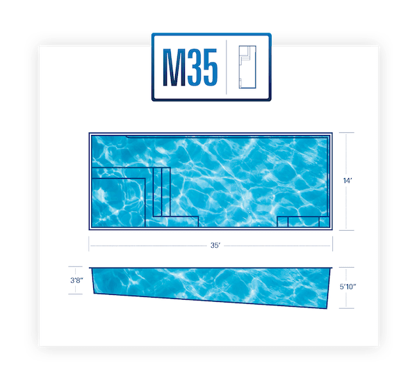 river pools M 35 pool model