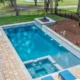 Picture of River Pools X36 inground pool installation in North Carolina.