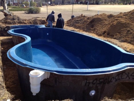 Pool Construction Process