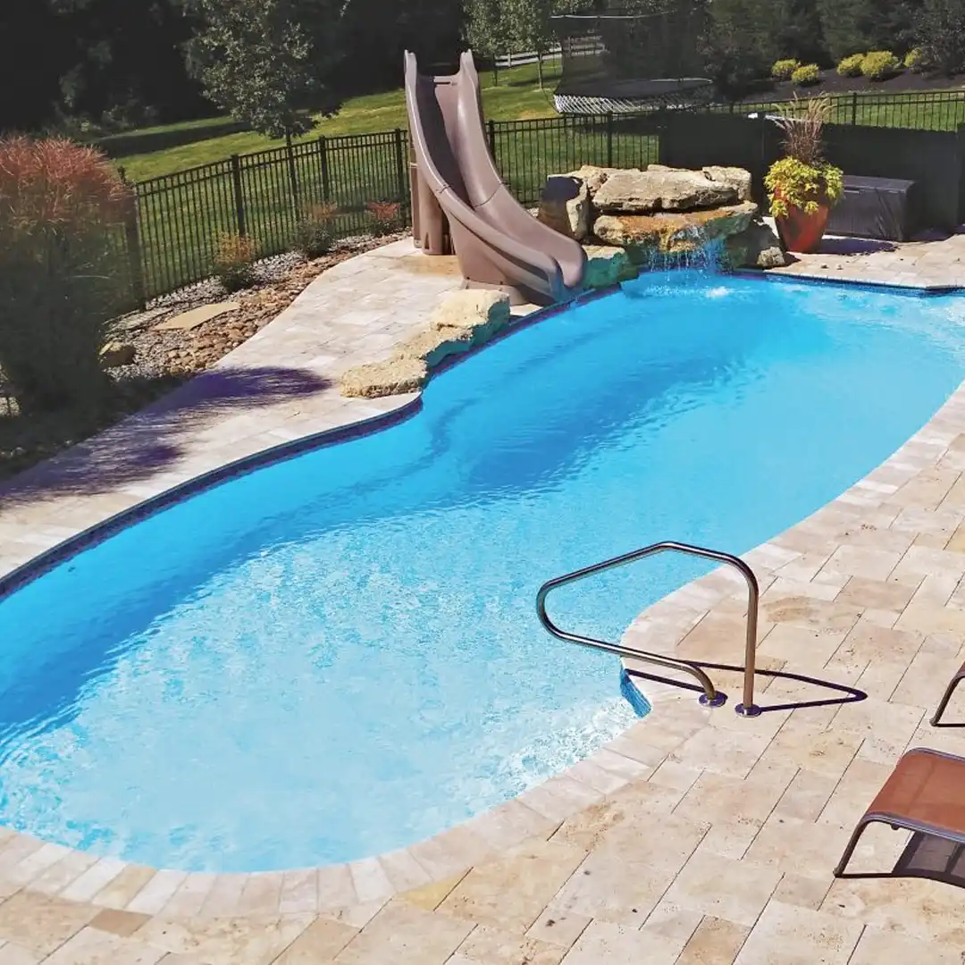 backyard with a pool