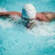 Picture of a person swimming after learning about the benefits of swimming.