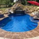 Picture of the St. Lucia inground pool for the article about water features for small pools.