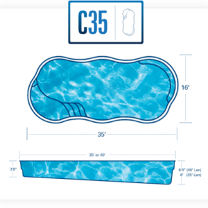 Crescent Cove C35 by River Pools