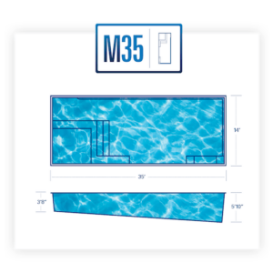 M Series M35 (Maya Color) by River Pools
