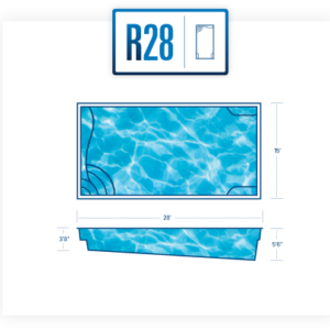 R28 Fiberglass Pool