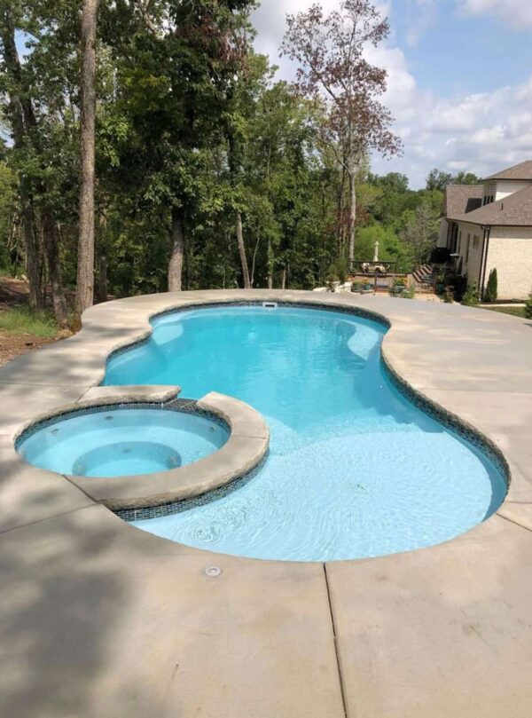 I30s Fiberglass Pool with Spa